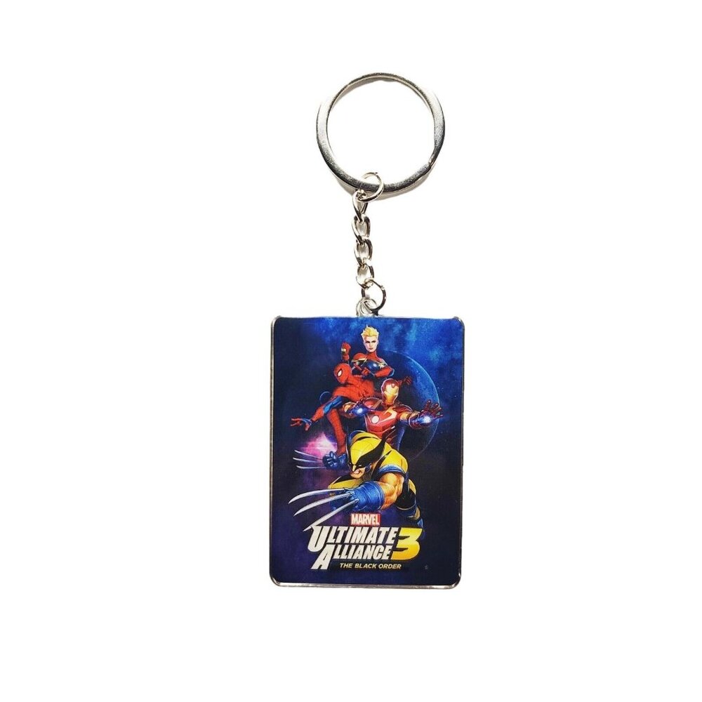 Marvel Ultimate Alliance 3 The Black Order Keychain Nintendo Switch Promo Rarei